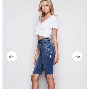 Good American “Bombshell” shorts, long !! Sz 12